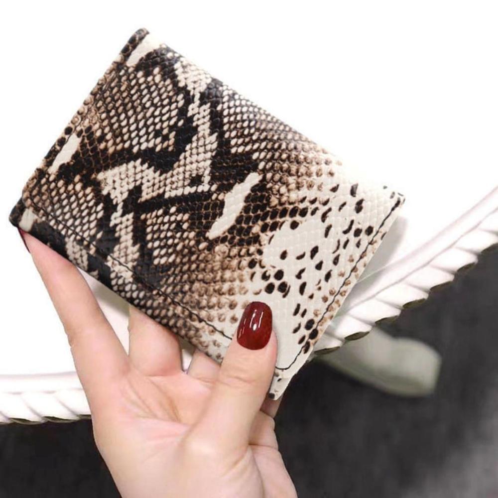 Trifold Snake Pattern Wallet - Picture 2 of 4